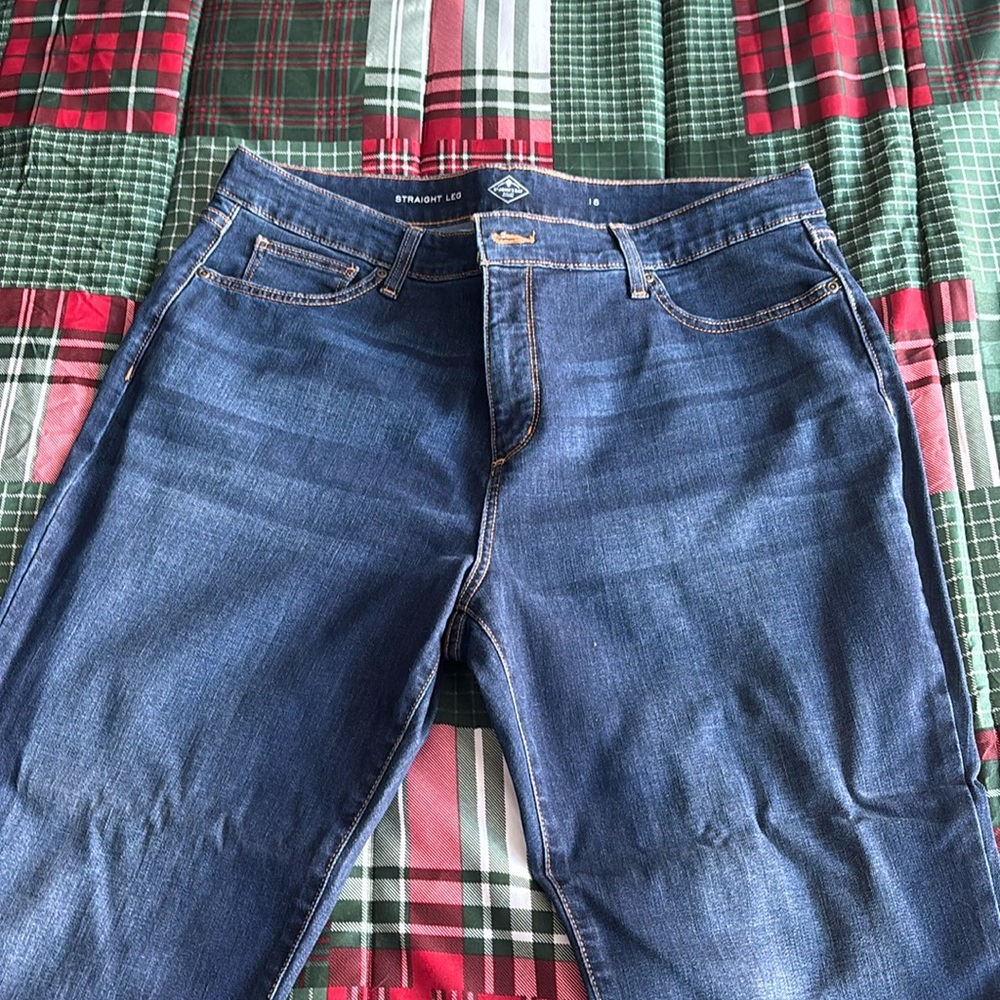 St John’s Bay woman’s straight leg jeans size 18 Worn maybe 3 times